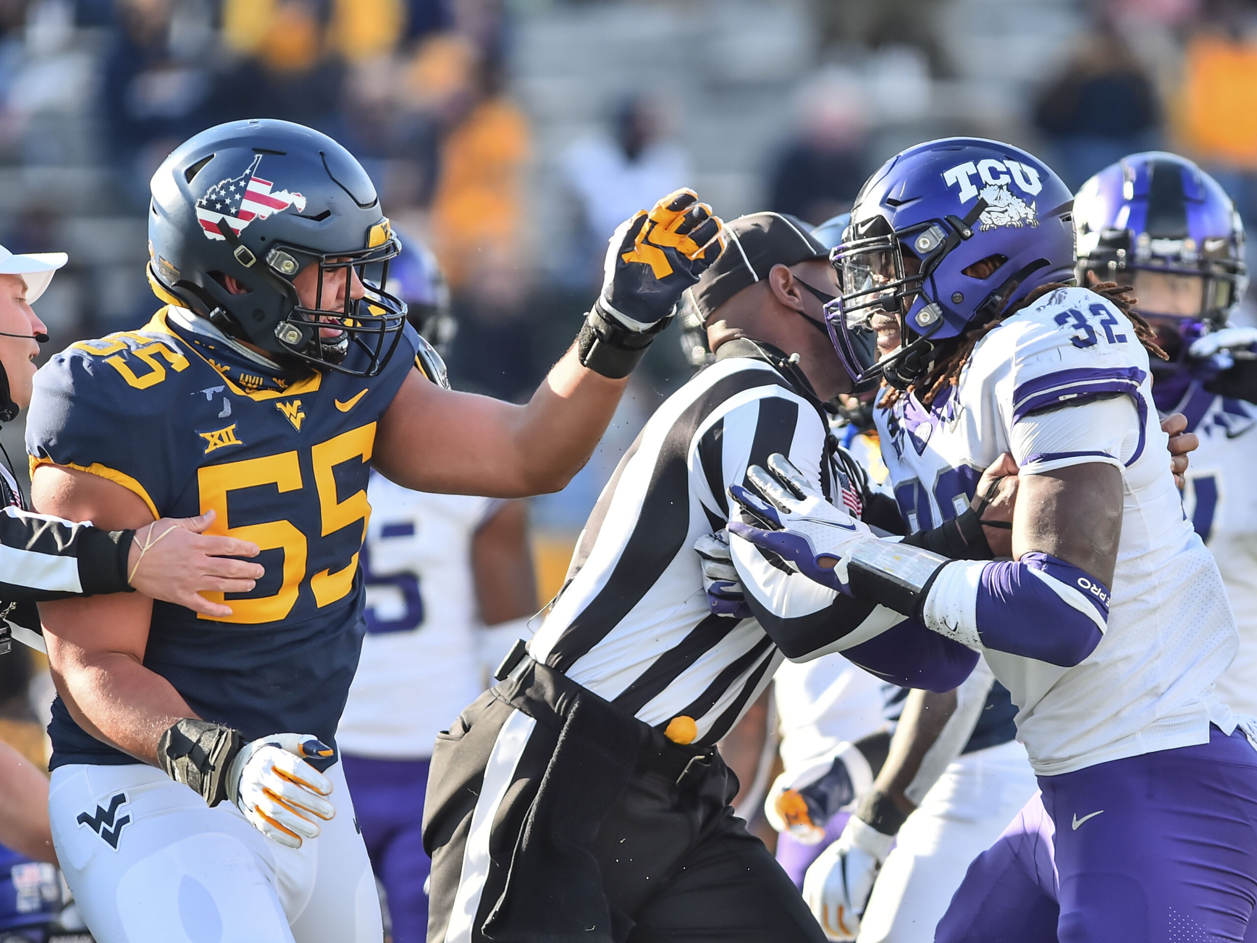 WVU offensive line continues to build depth; Parker Moorer, Wyatt Milum battle at right tackle